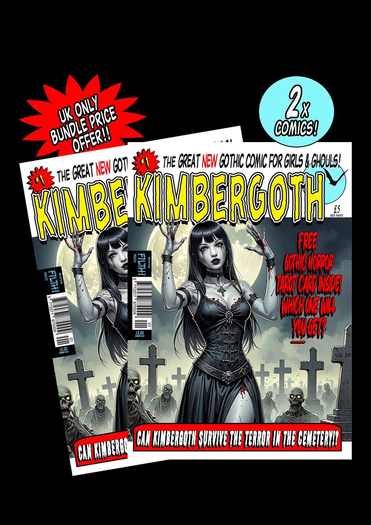 02C Option - Kimbergoth Comic Issue 1 - 2x Comics Bundle Deal - UK Only