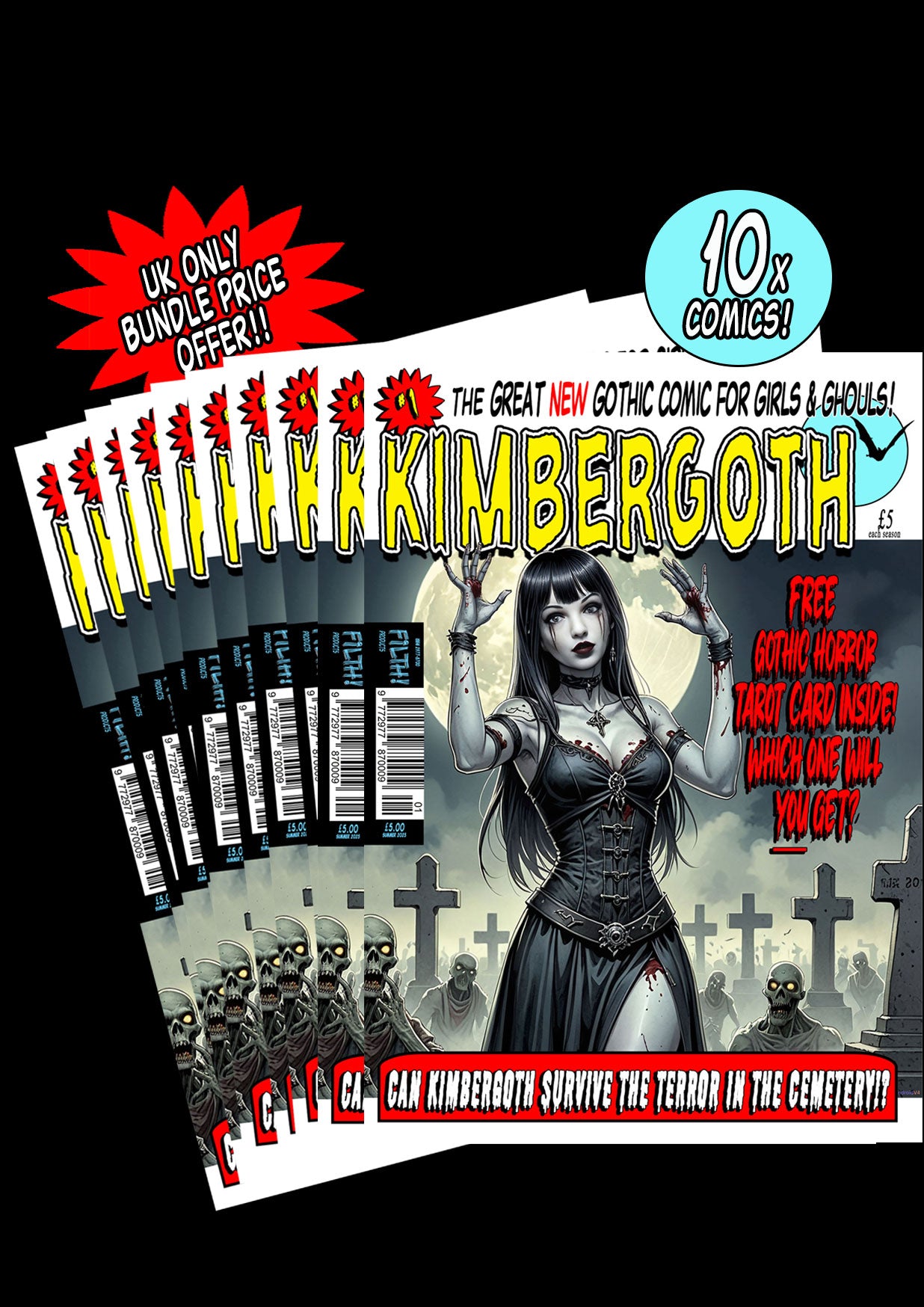 A010C Option - Kimbergoth Comic Issue 1 - 10x Comics Bundle Deal - UK Only