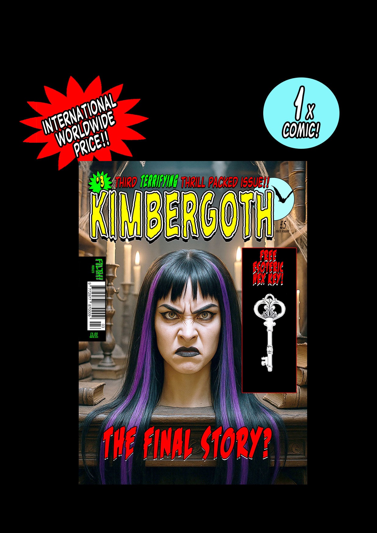 INT03 Option - Kimbergoth Comic Issue 3 - Single Copy - International Orders (Outside UK) Only